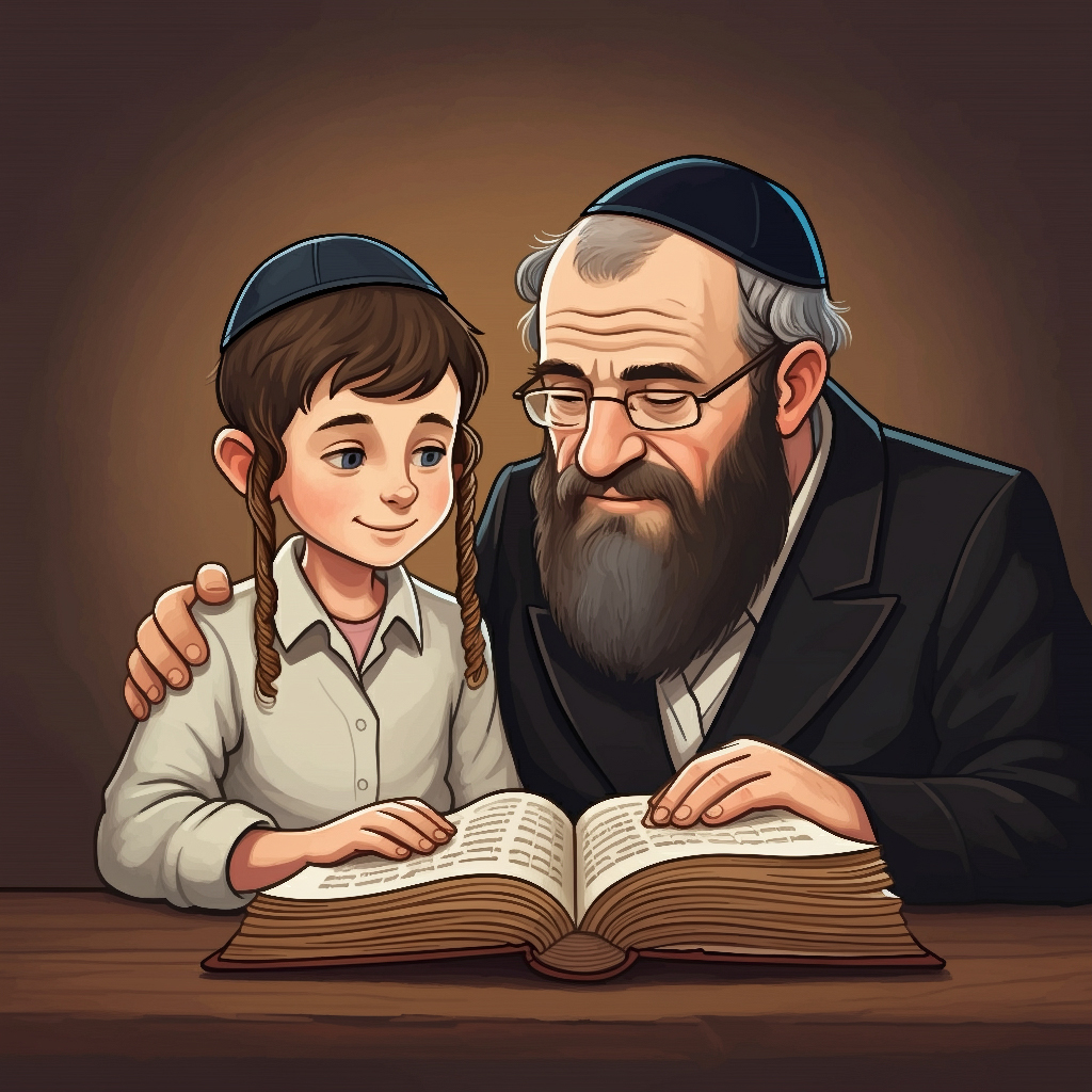 אב מוסר לבנו את המשנה והגמרא
